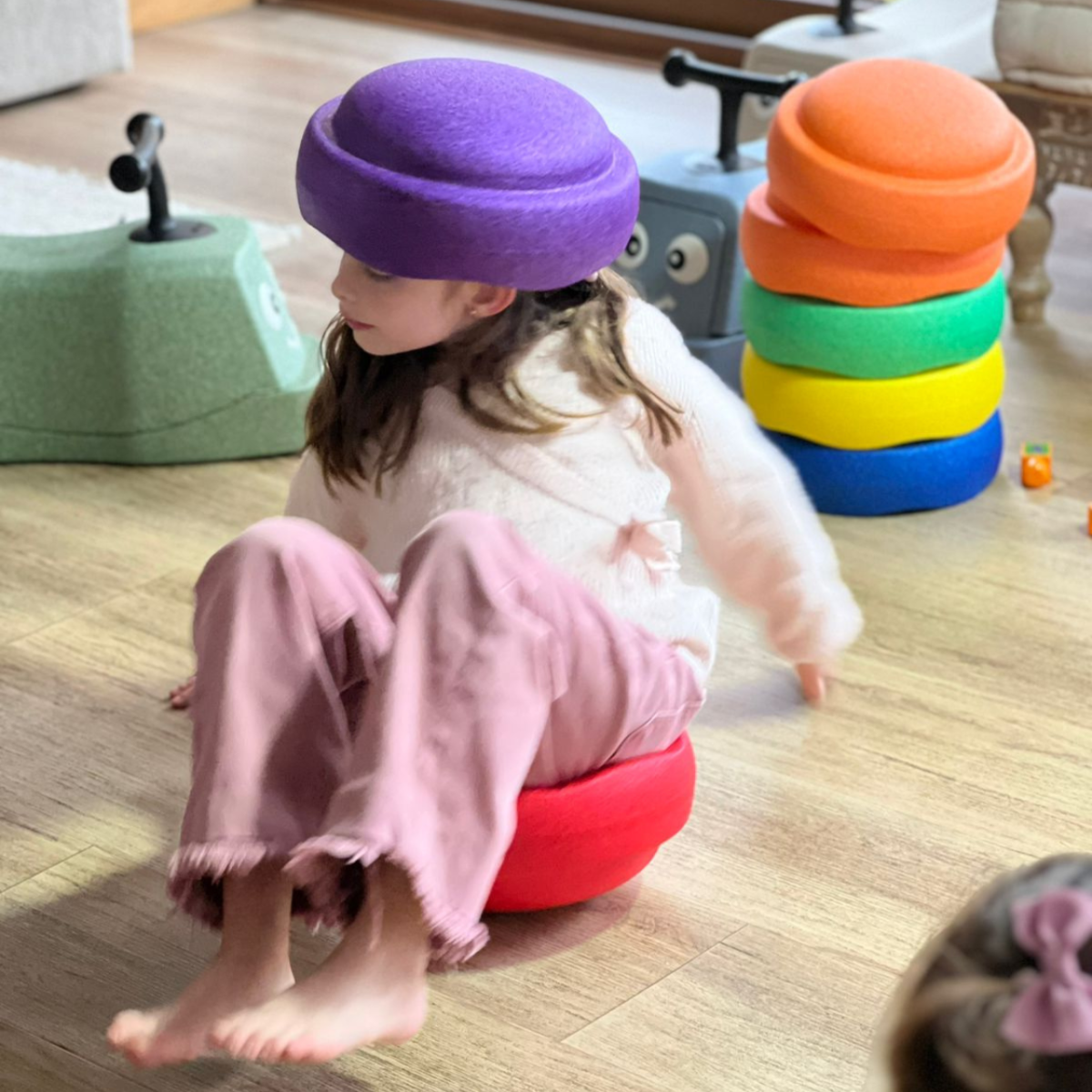 Poly Up Saltos Sensoriales Para Niños Juego 6 Piezas Material Seguro - Imagen 7