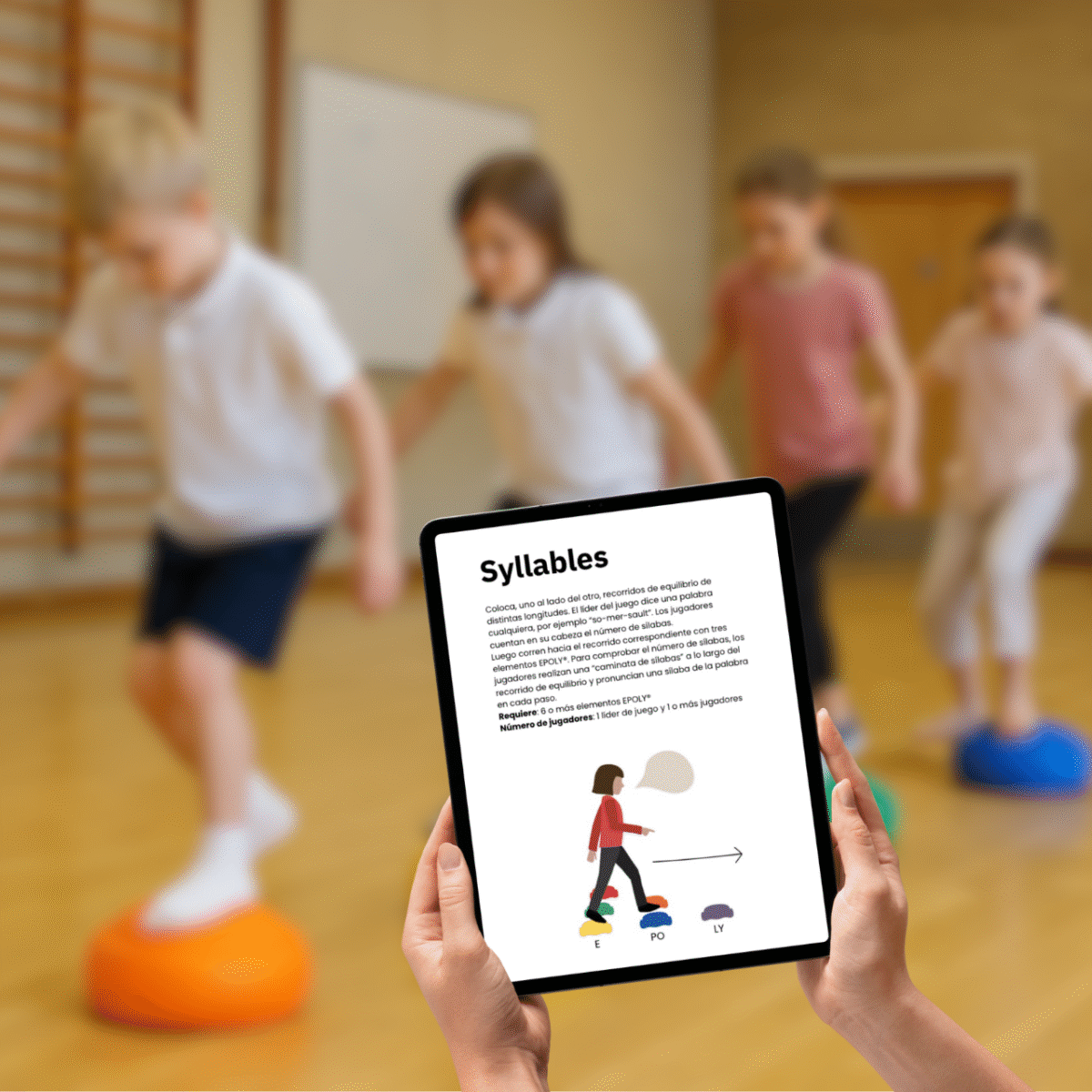 Poly Up Saltos Sensoriales Para Niños Juego 6 Piezas Material Seguro - Imagen 2
